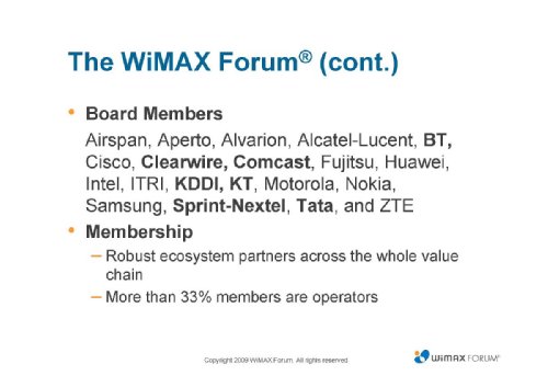 XJ Wang,    , WiMAX Forum, "   WiMAX,   LTE  WiMAX"