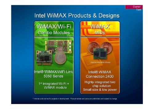  ,     Intel Russia/CIS, "WiMAX:   "