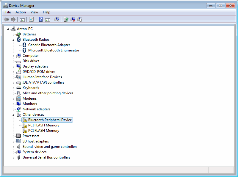 Windows Bluetooth Enumerator Windows 7   -  4