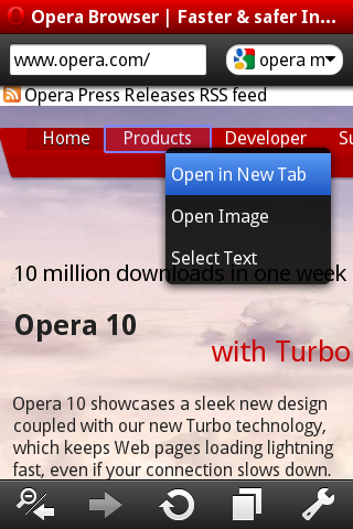 Opera Mini 5, 