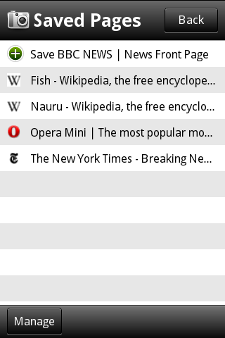 Opera Mini 5, 