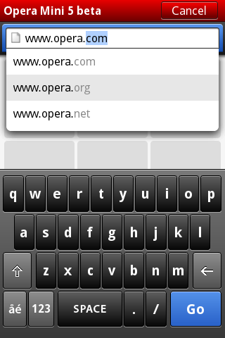 Opera Mini 5, 