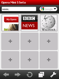 Opera Mini 5:     