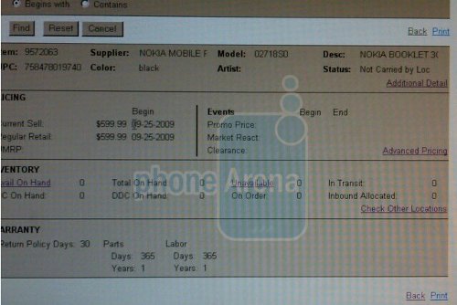 Nokia Booklet 3G