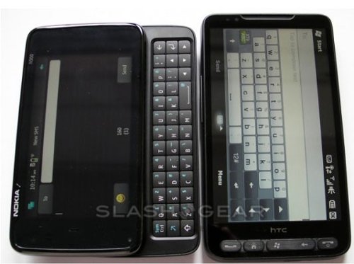 HTC HD2 vs Nokia N900