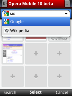   Opera Mobile 10