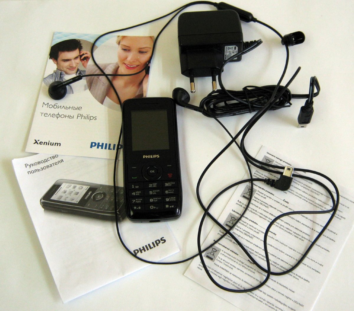 Philips xenium инструкция x100