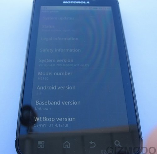 Motorola Olympus MB860