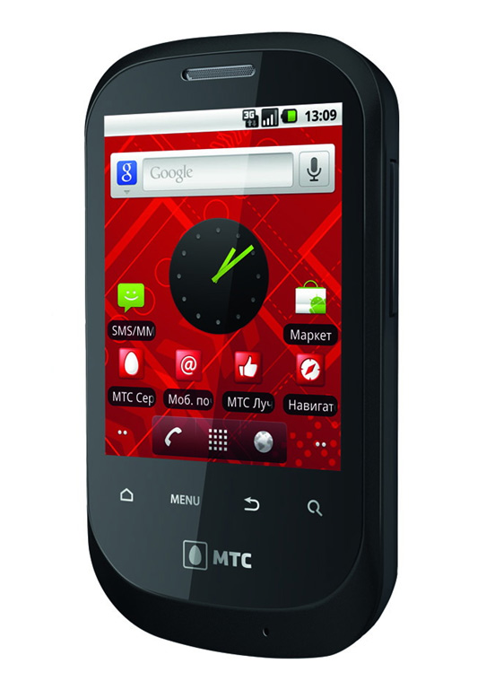 22.07.2011 Новый бюджетный смартфон на Android от МТС