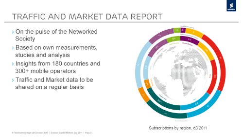 Traffic and market data report, Ericsson