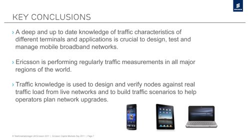 Traffic and market data report, Ericsson