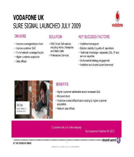  , ". , , ". Alcatel-Lucent