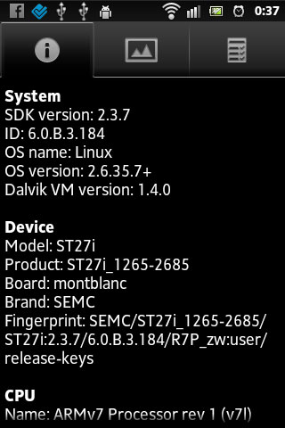  Sony XPERIA GO