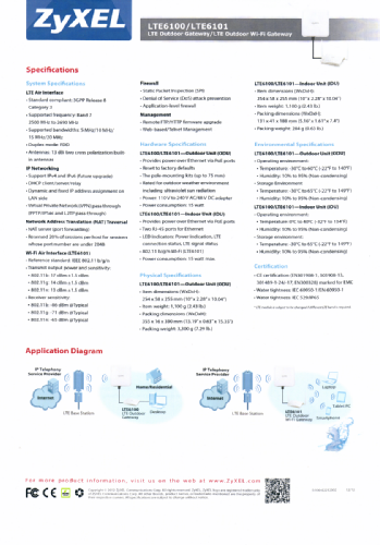 LTE. UE. . ZyXEL LTE6100/6101