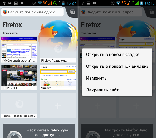   Mozilla Firefox   Android