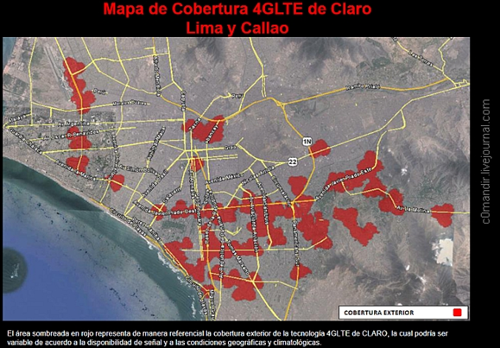 Claro Peru,  LTE   