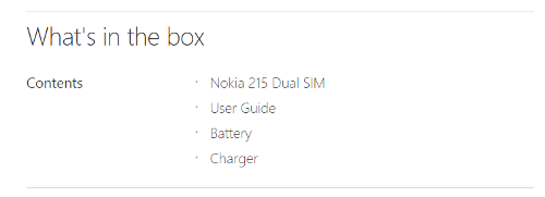 Microsoft  CES 2015:   Nokia 215