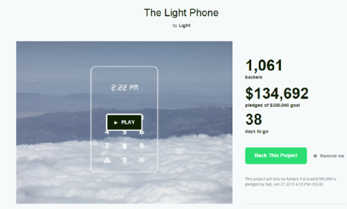 The Light Phone:     