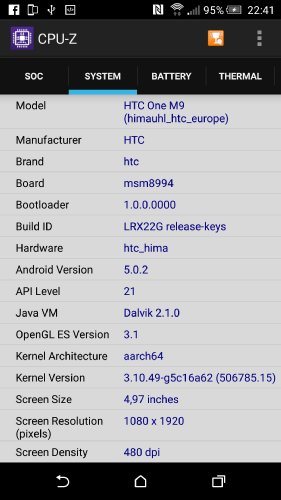  HTC One M9