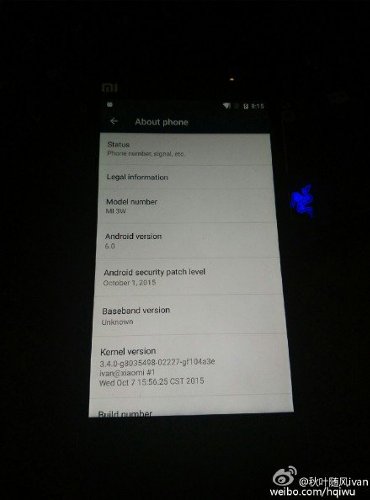 : Xiaomi Mi3   Android 6.0 Marshmallow