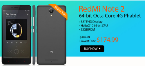 Discounts: Xiaomi reduces prices Redmi Note 2, Mi 4 and Mi 4i