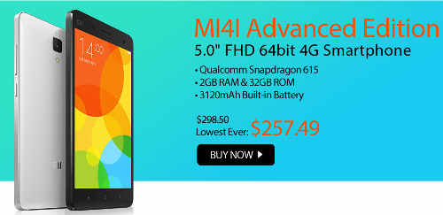 : Xiaomi   Redmi Note 2, Mi 4  Mi 4i 