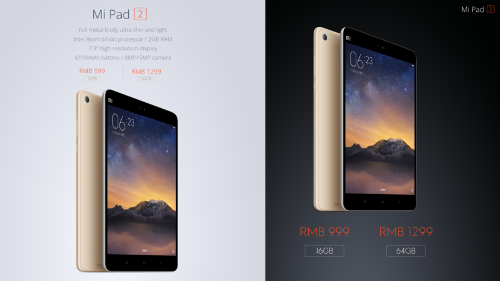 :   Xiaomi Mi Pad 2