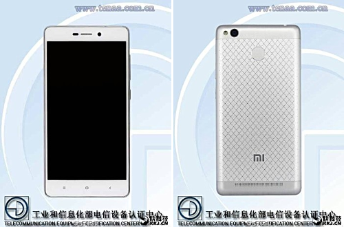 :   TENAA  Xiaomi  Redmi 3S    