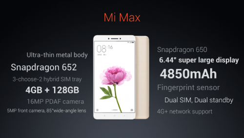 : Xiaomi Mi Max  MIUI 8  