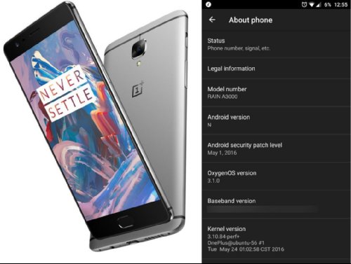 :  OnePlus 3  14 