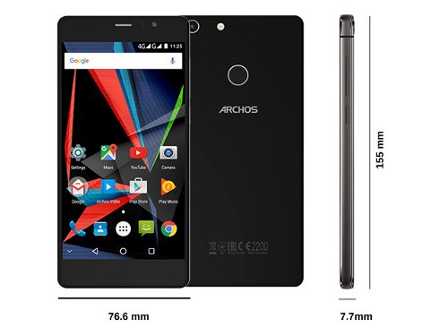 : Archos 55 Diamond Selfie  16    4  