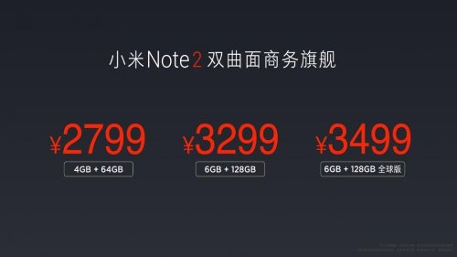 : Xiaomi Mi Note 2      