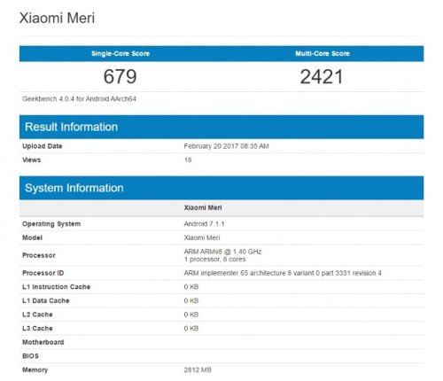: Xiaomi Mi5C        Xiaomi
