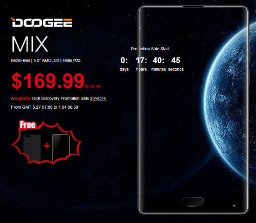 :   Doogee Mix   $170