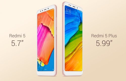 : Xiaomi Redmi 5  Redmi 5 Plus      18:9