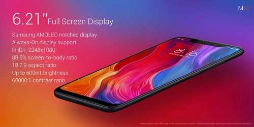 : Xiaomi Mi 8  Snapdragon 845    