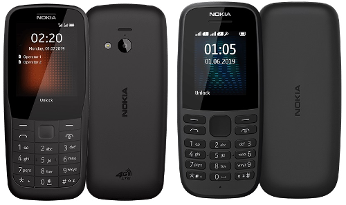 :  Noki 220 4G   Nokia 105  