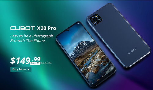 : Cubot X20 Pro      $150