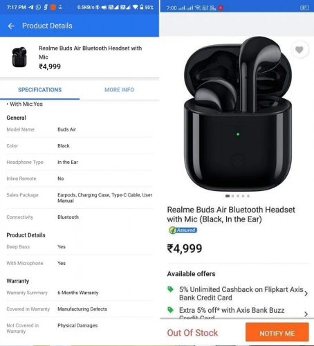 :  Realme Buds Air   
