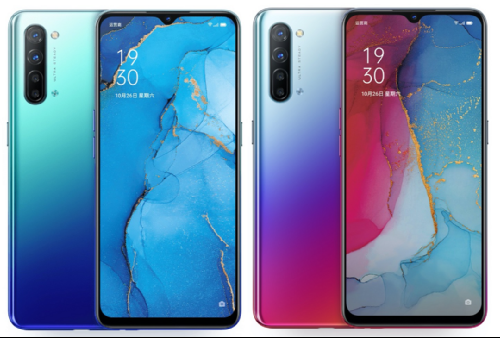 :  Oppo Reno 3      MediaTek Dimensity 1000L