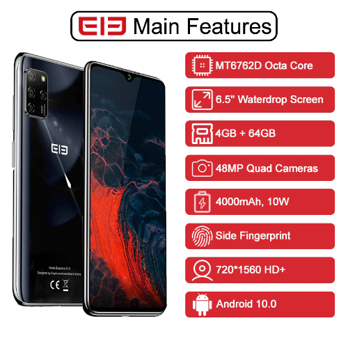 : Elephone E10    NFC  QUAD-