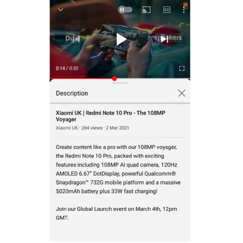 :   Redmi Note 10 Pro
