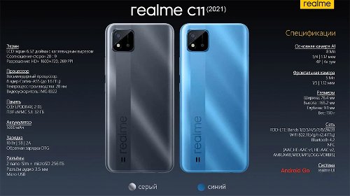 : Realme C11 2021     NFC   5000 