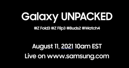 : Galaxy Z Fold 3, Galaxy Z Flip 3, Galaxy Buds 2  Galaxy Watch 4  11 