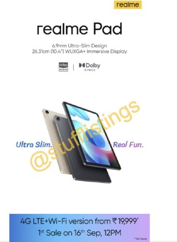 :     Realme Pad