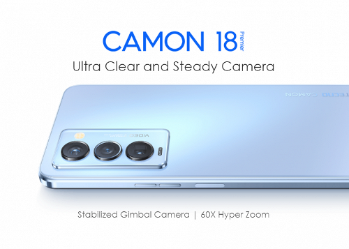 : Tecno Camon 18 Premier      60- 