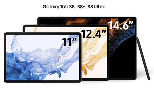 : Samsung Galaxy Tab S8, S8+  S8 Utlra  