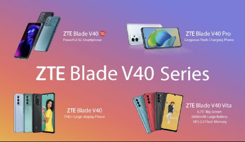 Анонсы: Смартфоны ZTE Blade V40 представлены официально