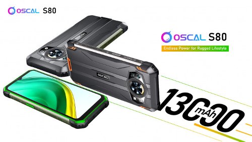 Анонсы: Blackview Oscal S80 – защищенный смартфон с АКБ емкостью 13 000 мАч