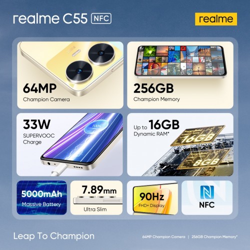 : Realme C55  Dynamic Island  